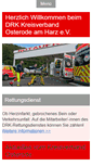 Mobile Screenshot of drk-kv-osterode.org